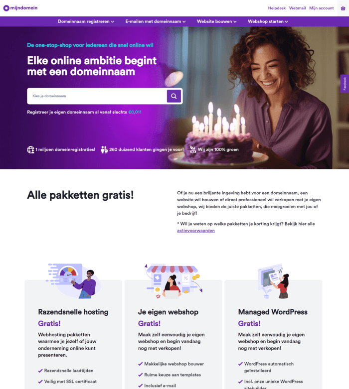 Mijndomein — screenshot 2