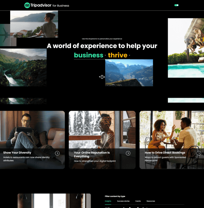 Tripadvisor for Business — screenshot 1